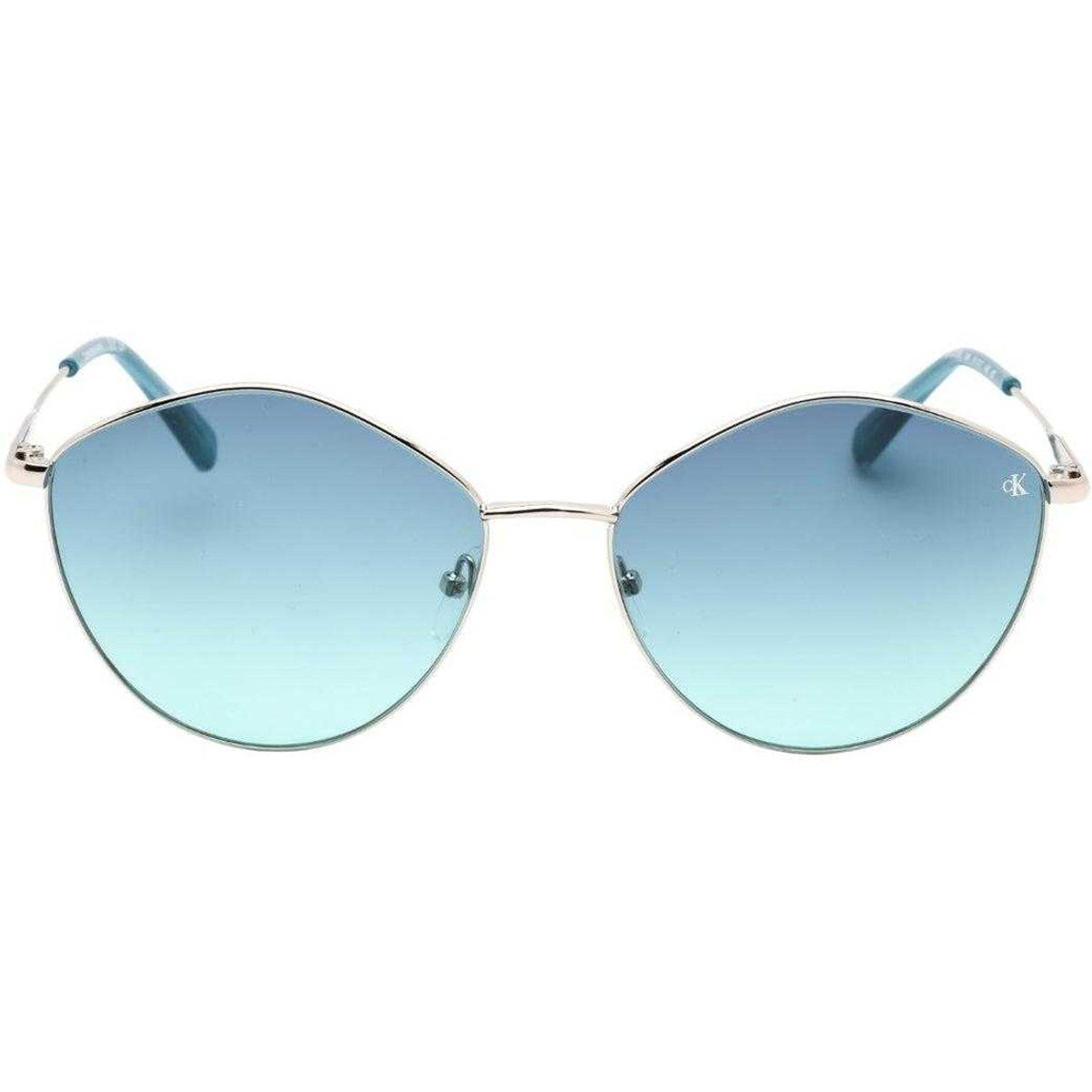 Calvin Klein Damen Sonnenbrille (Blau/Silber)