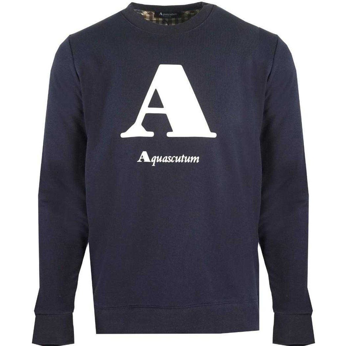 Aquascutum - Sweatshirt für Herren/Damen Unisex (Marine)