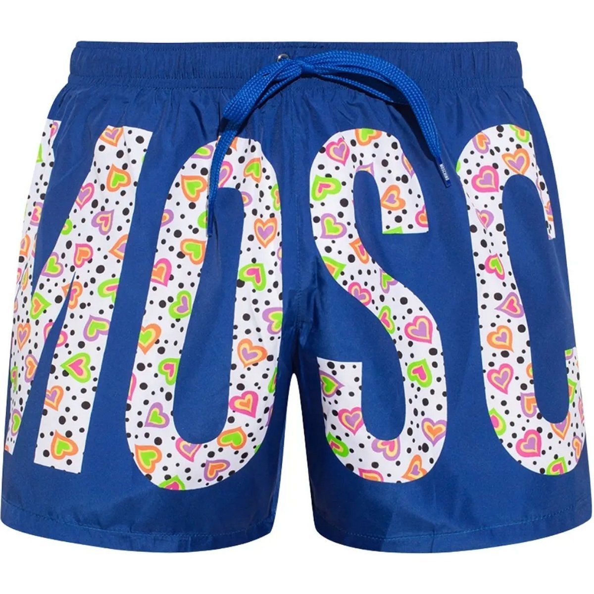 Moschino - Badeshorts für Herren, Logo (Leuchtendes Blau)