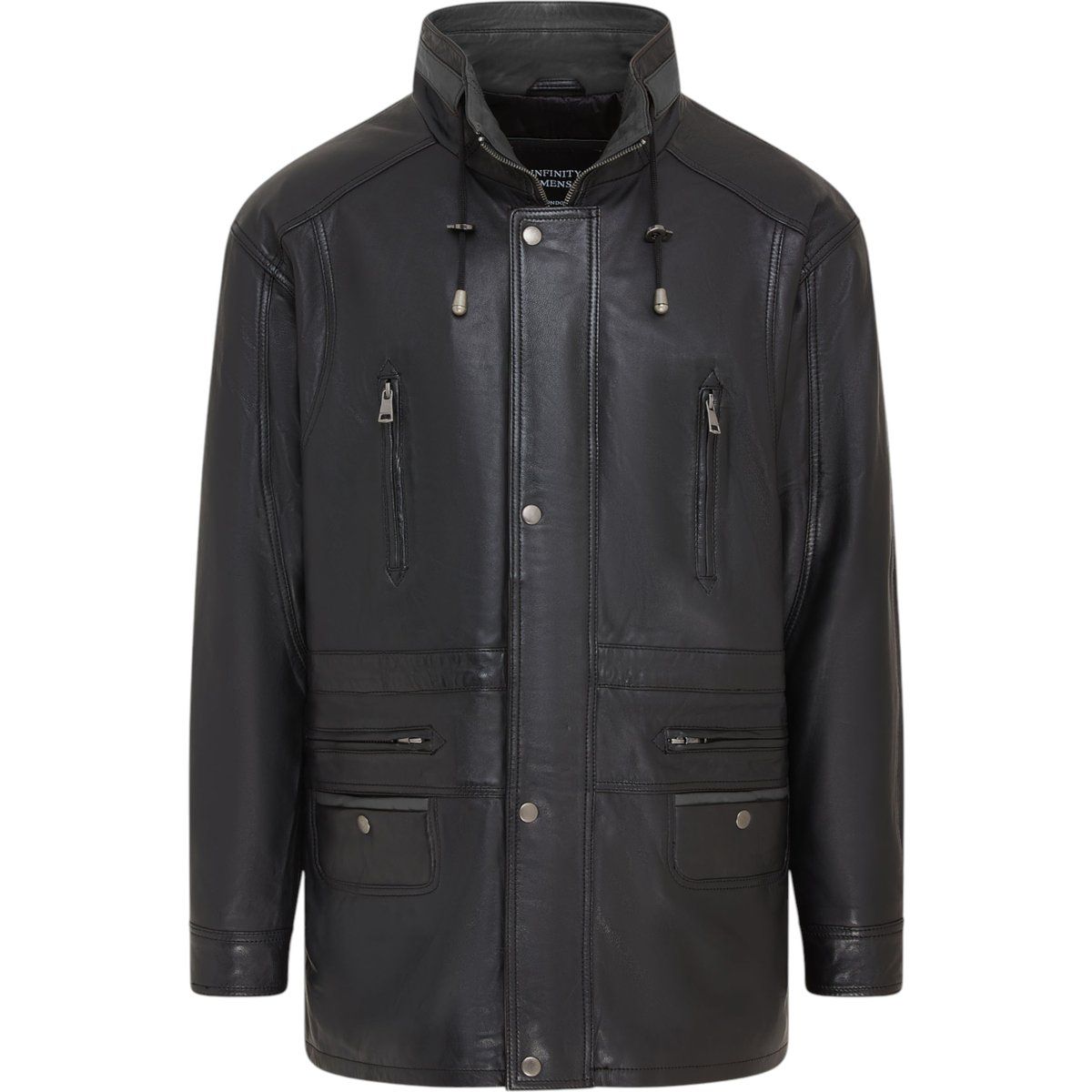 Herren Parka aus italienischem Leder