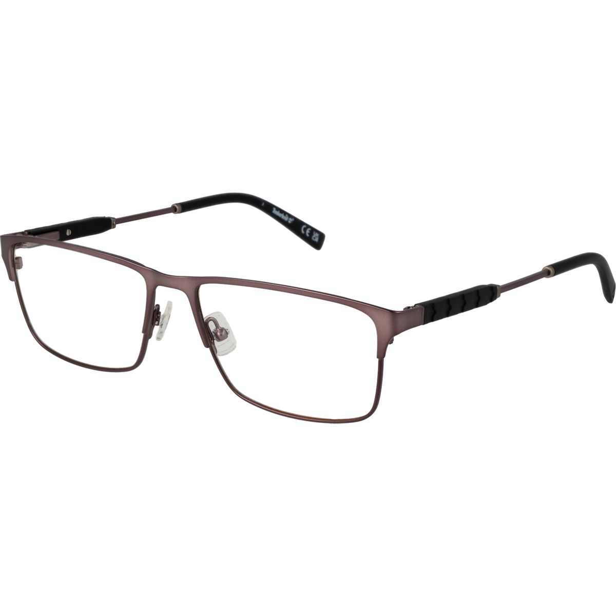 Klassische rechteckige Metallbrille