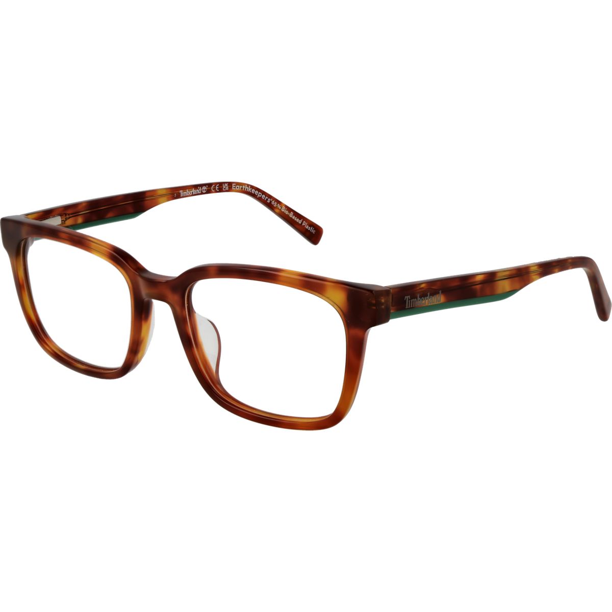 Quadratische Brille mit Schildpattmuster
