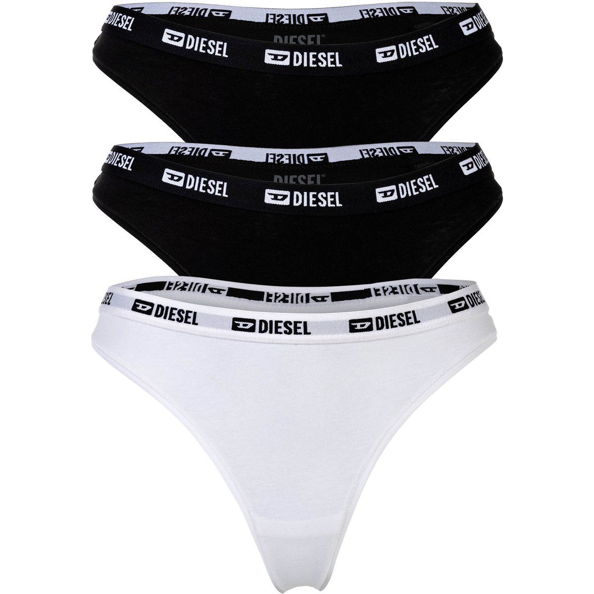 Basic Baumwoll-Stretch-Tangas 3er-Pack