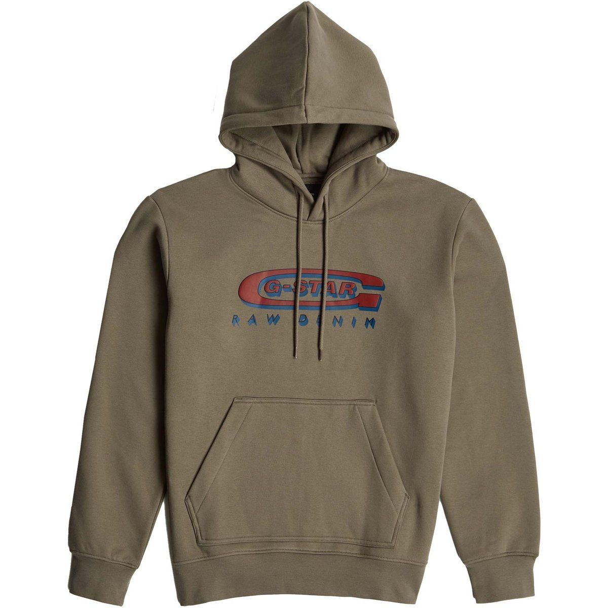 Kapuzenpullover mit Grafiklogo aus Baumwollmischung