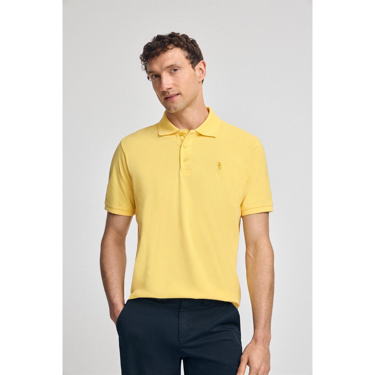Piqué-Poloshirt aus Baumwolle