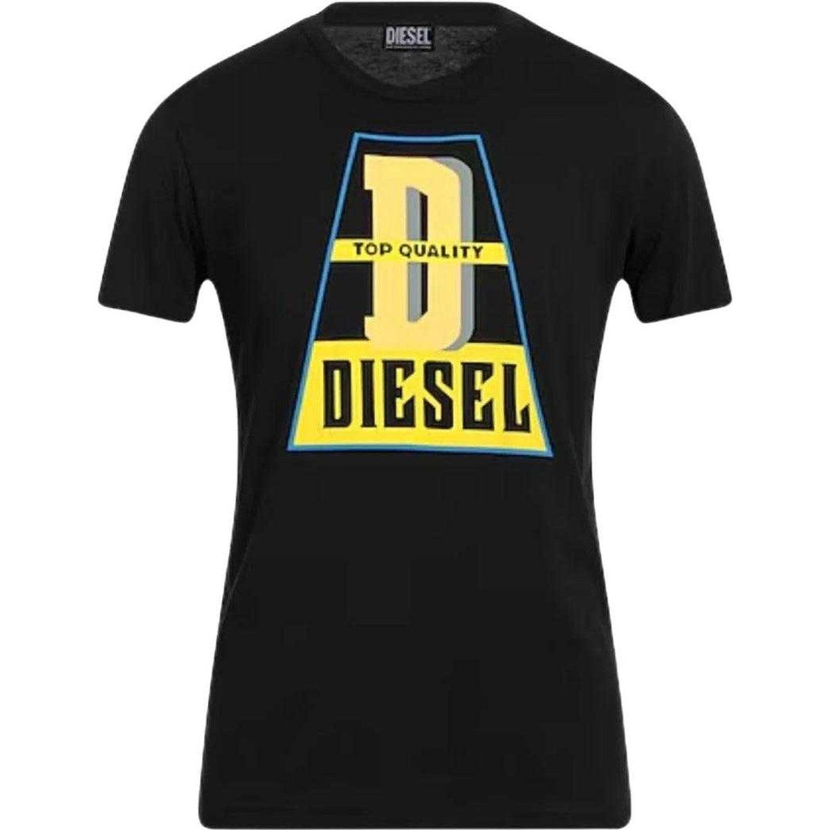 Diesel T-Shirt mit Logo-Grafikprint