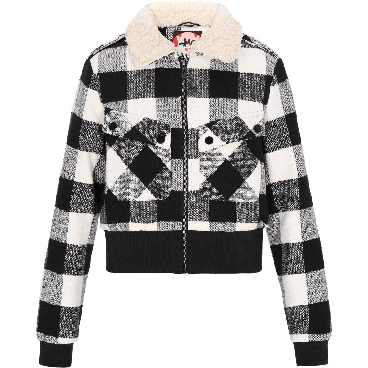 Mymo Jacke Frauen cremeweiß schwarz