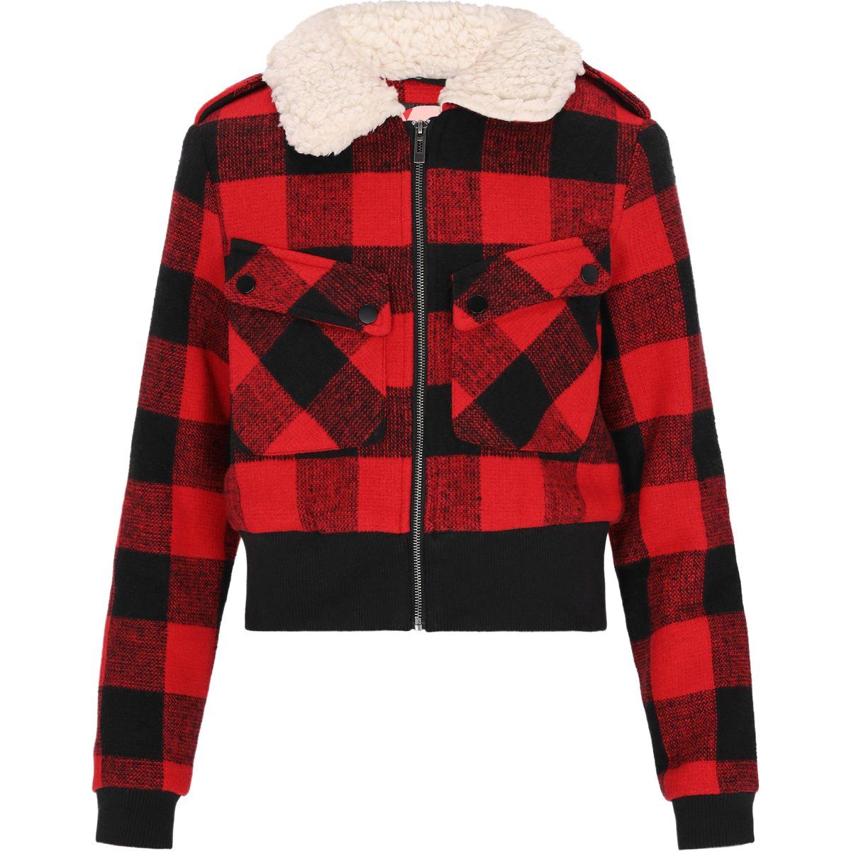 Mymo Jacke Frauen rot schwarz
