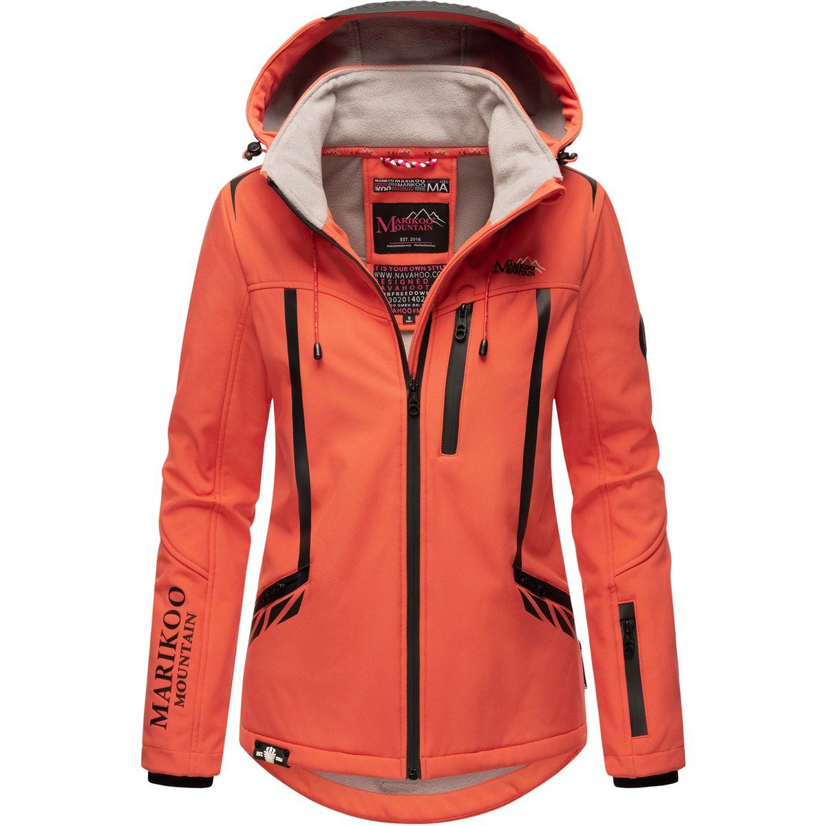 Outdoor Softshelljacke für Damen mit Kapuze