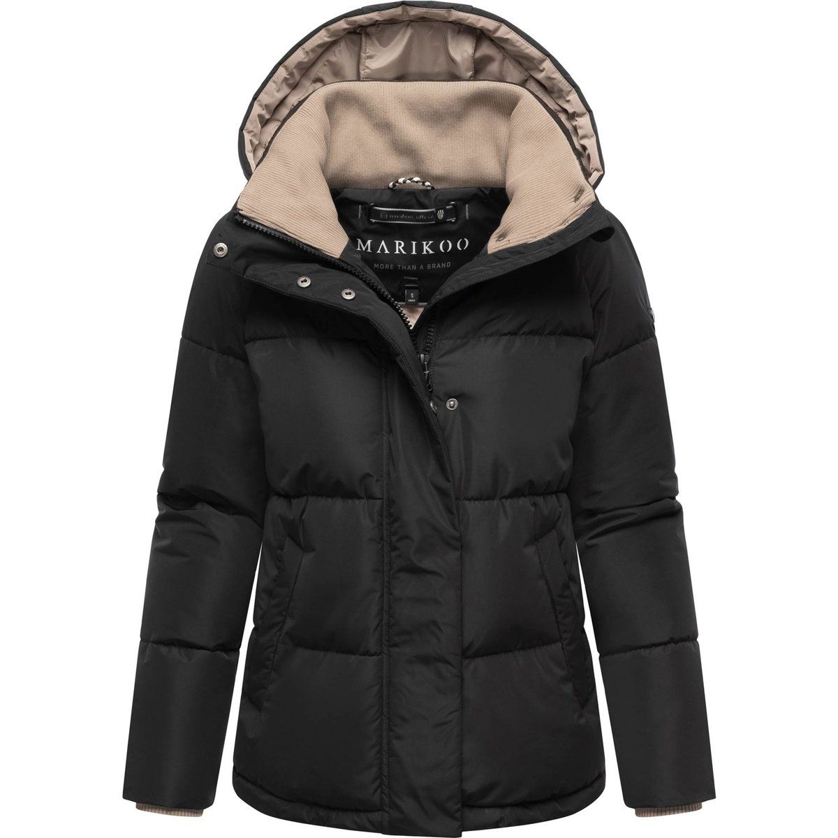 Gesteppte Pufferjacke mit Kapuze