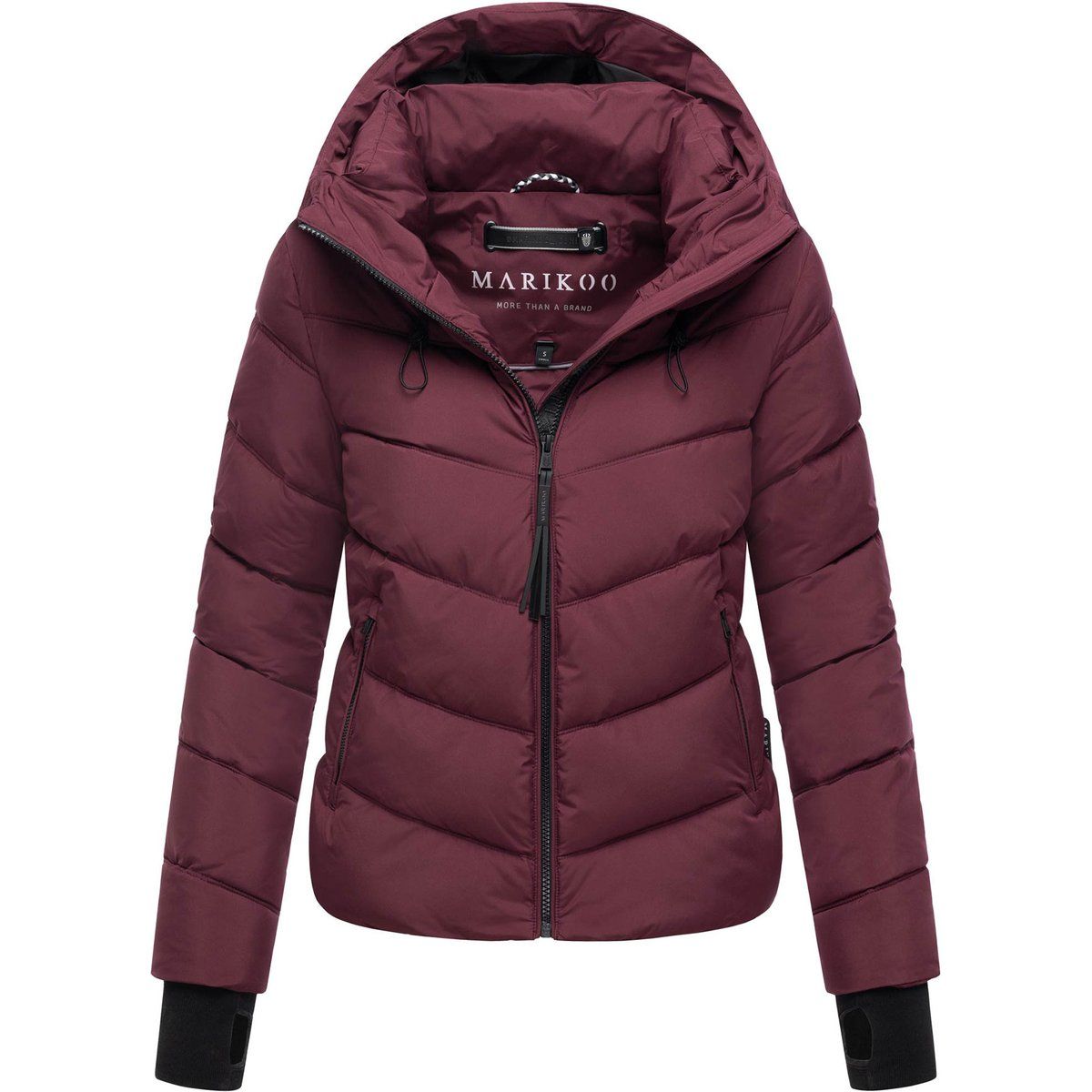 Feminine Steppjacke mit Kapuze