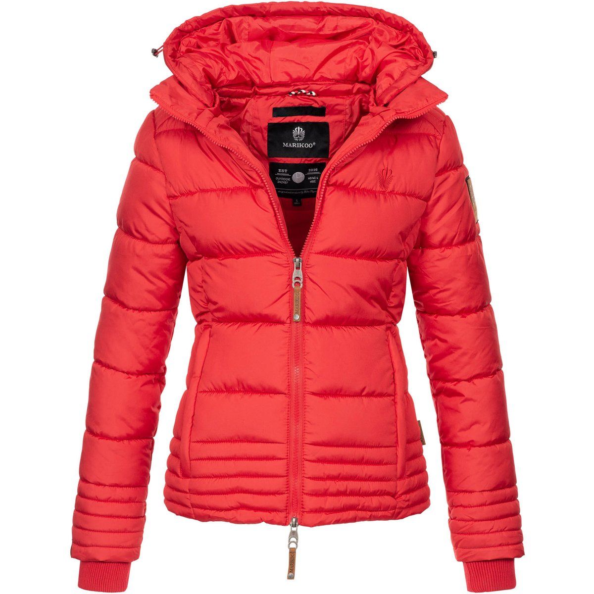 Gesteppte leichte Steppjacke mit Kapuze