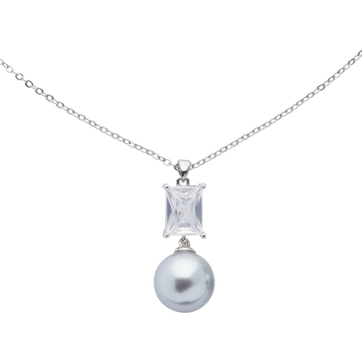 Elegante Halskette mit Perlenanhänger