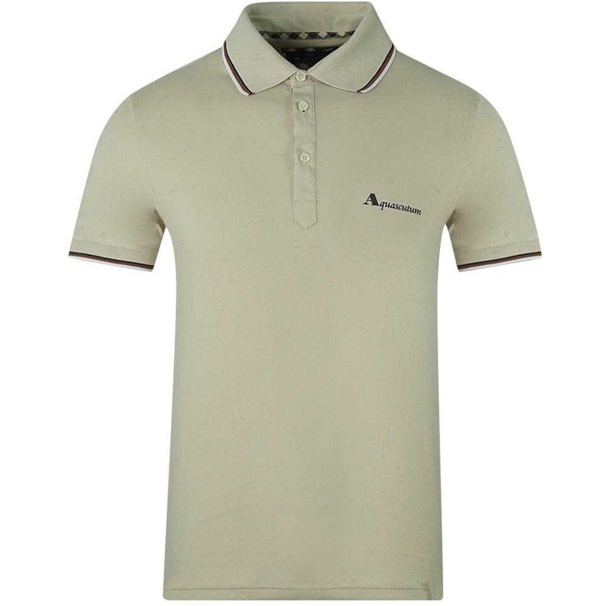 Aquascutum - Poloshirt für Herren/Damen Unisex (Beige)