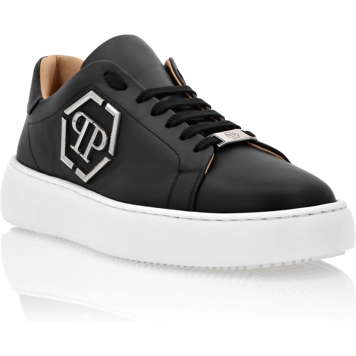 Leder Lo-Top Mode Sneaker