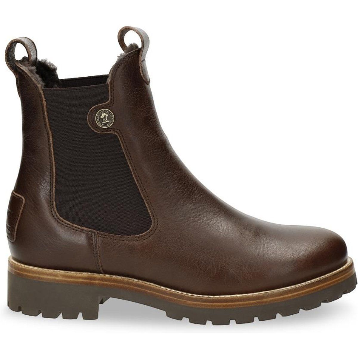 Chelsea-Stiefelette aus Leder für Damen