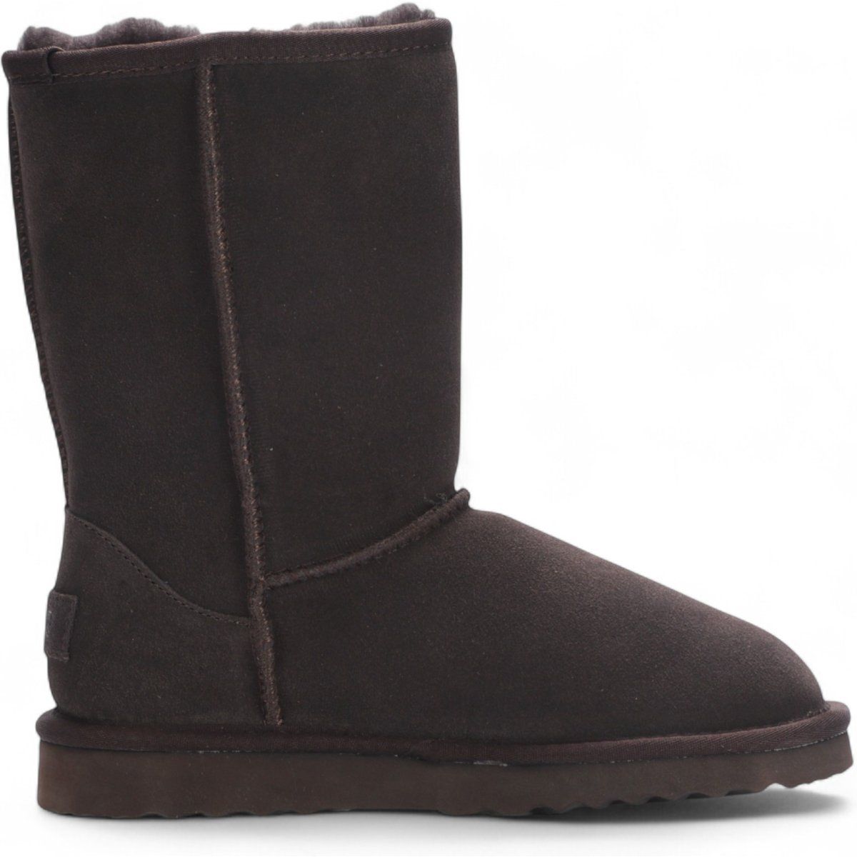 Winterstiefeletten aus Wildleder-Schaffell für Damen