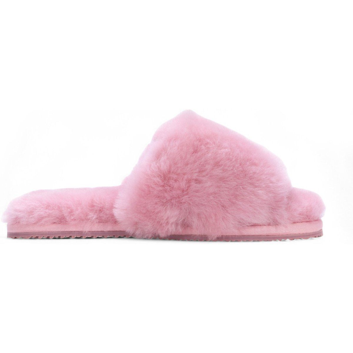 Damen Schaffell Flauschige Warme Winter Hausschuhe