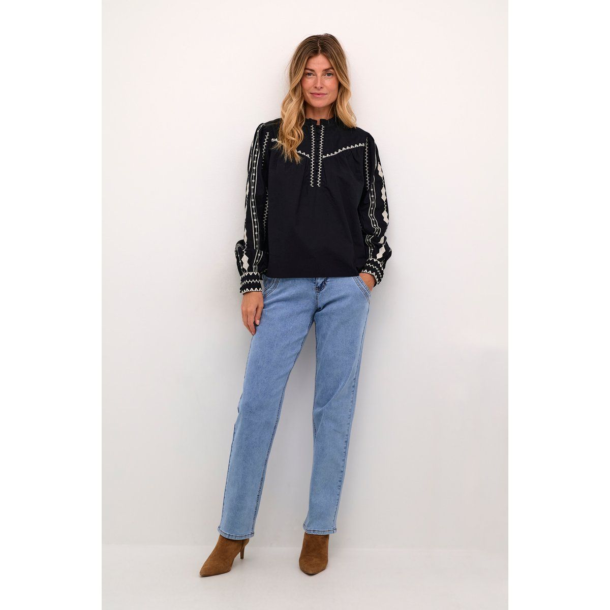 Langarm-Bluse CRGwen Langarm-Bluse Regular fit