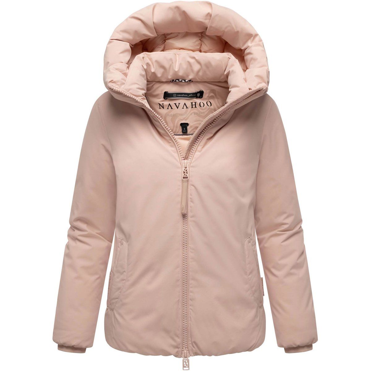 Leichte gesteppte Winterjacke mit Kapuze