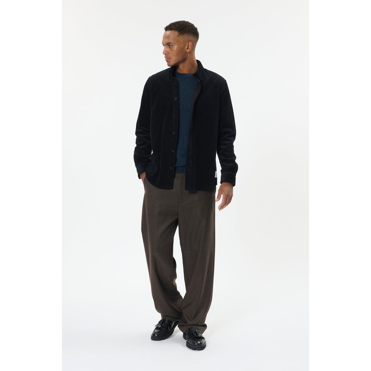 Overshirt aus Cord in Relaxed Fit