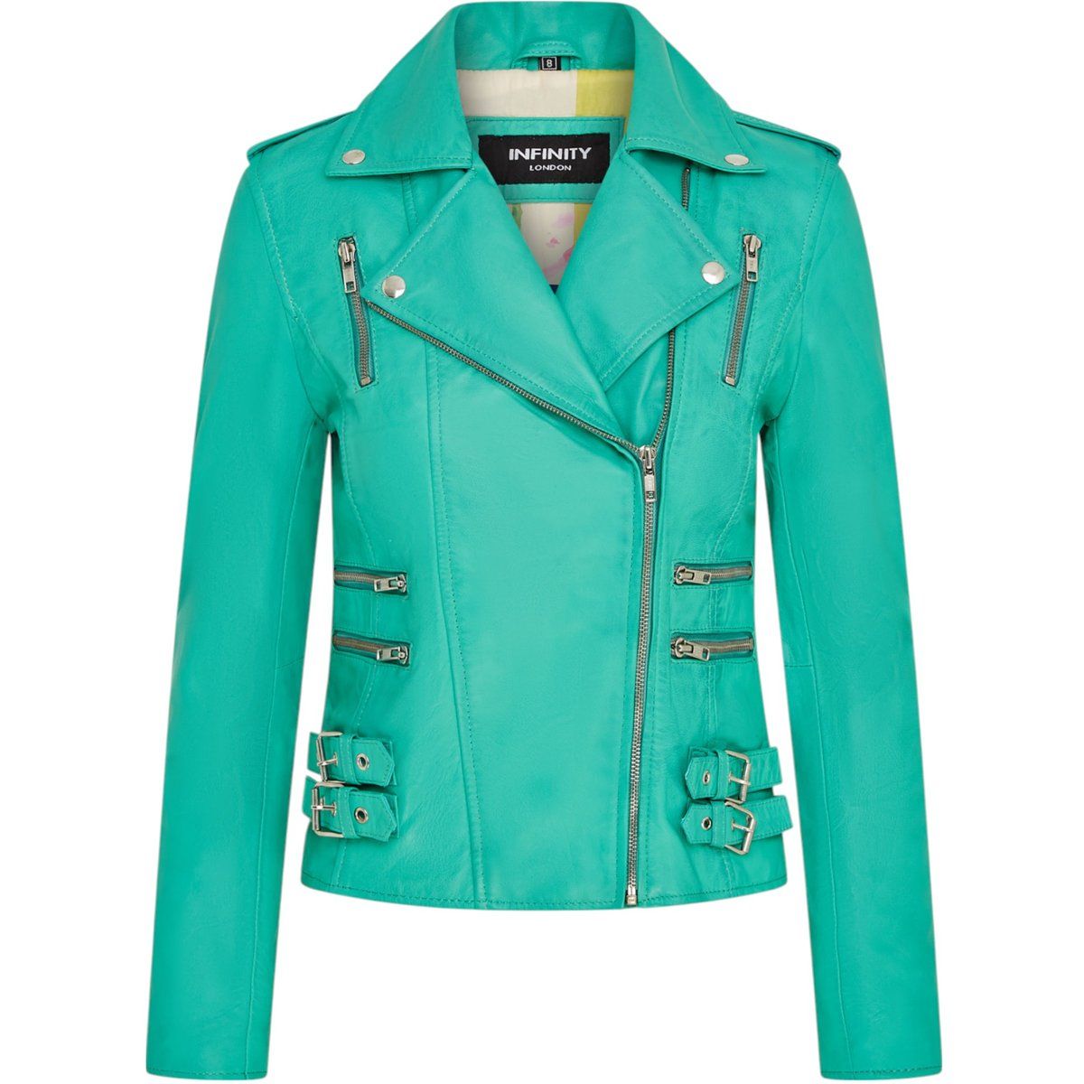 Aqua Leder Bikerjacke