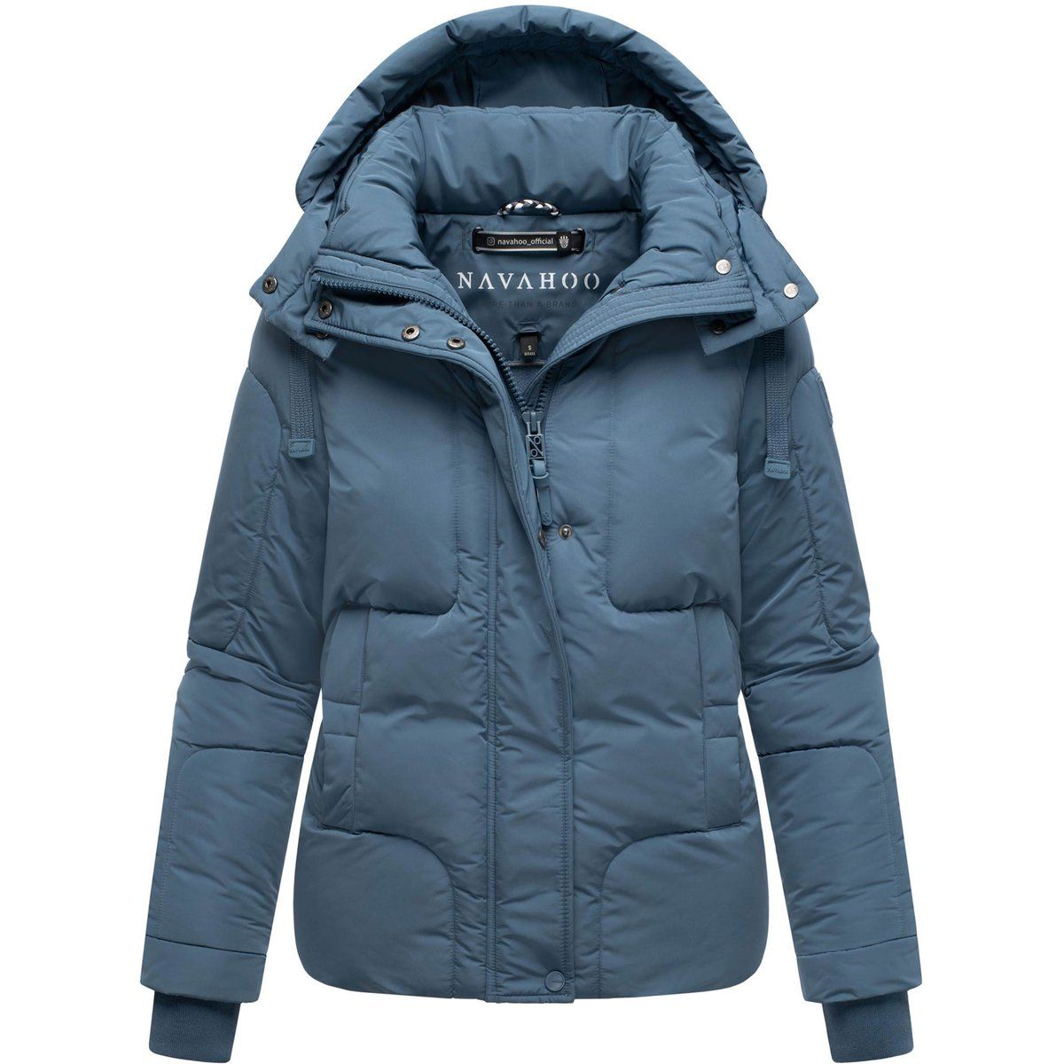 Gesteppte Pufferjacke mit Kapuze