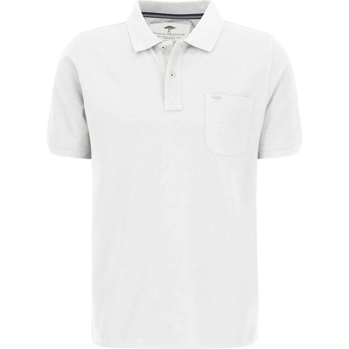 Klassisches Piqué-Poloshirt mit Tasche