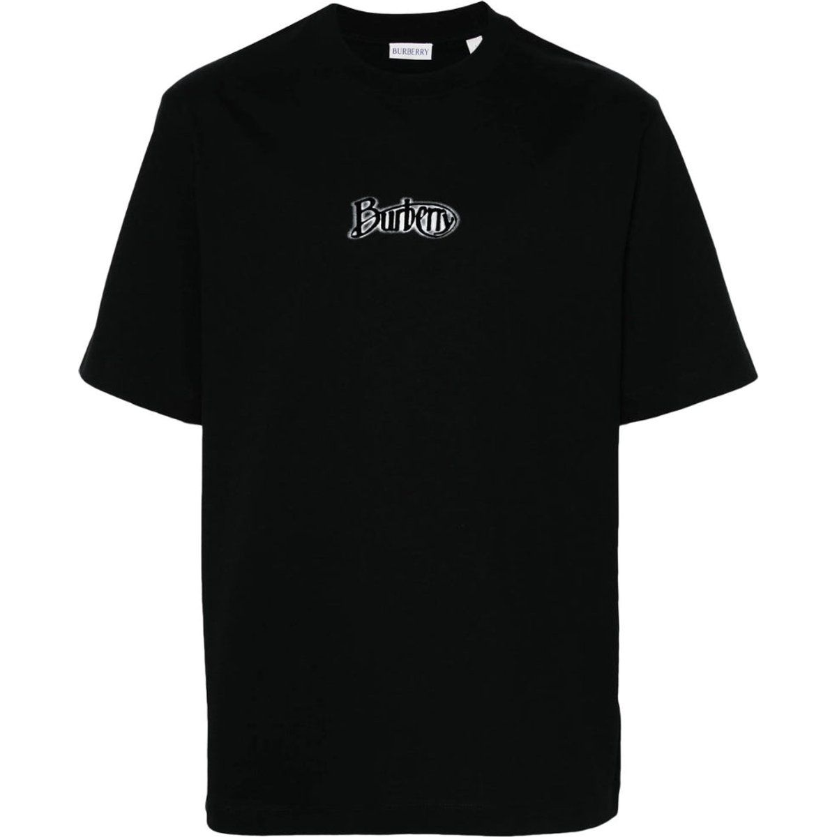 Baumwoll-T-Shirt mit Logo-Signatur