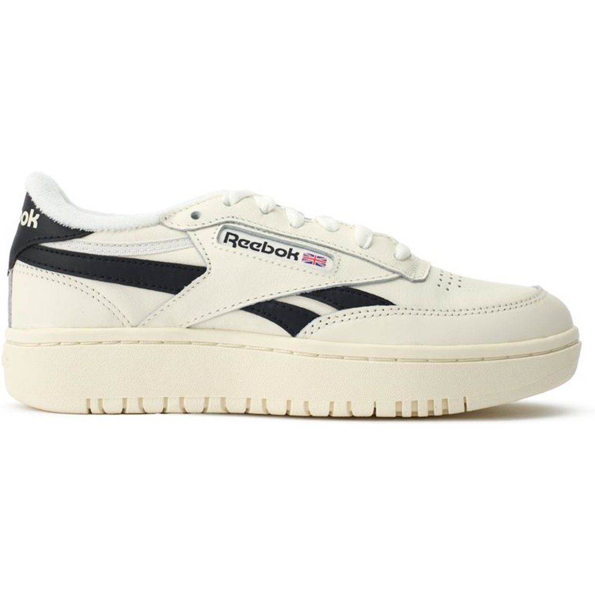 Plateau-Court-Sneaker aus Leder