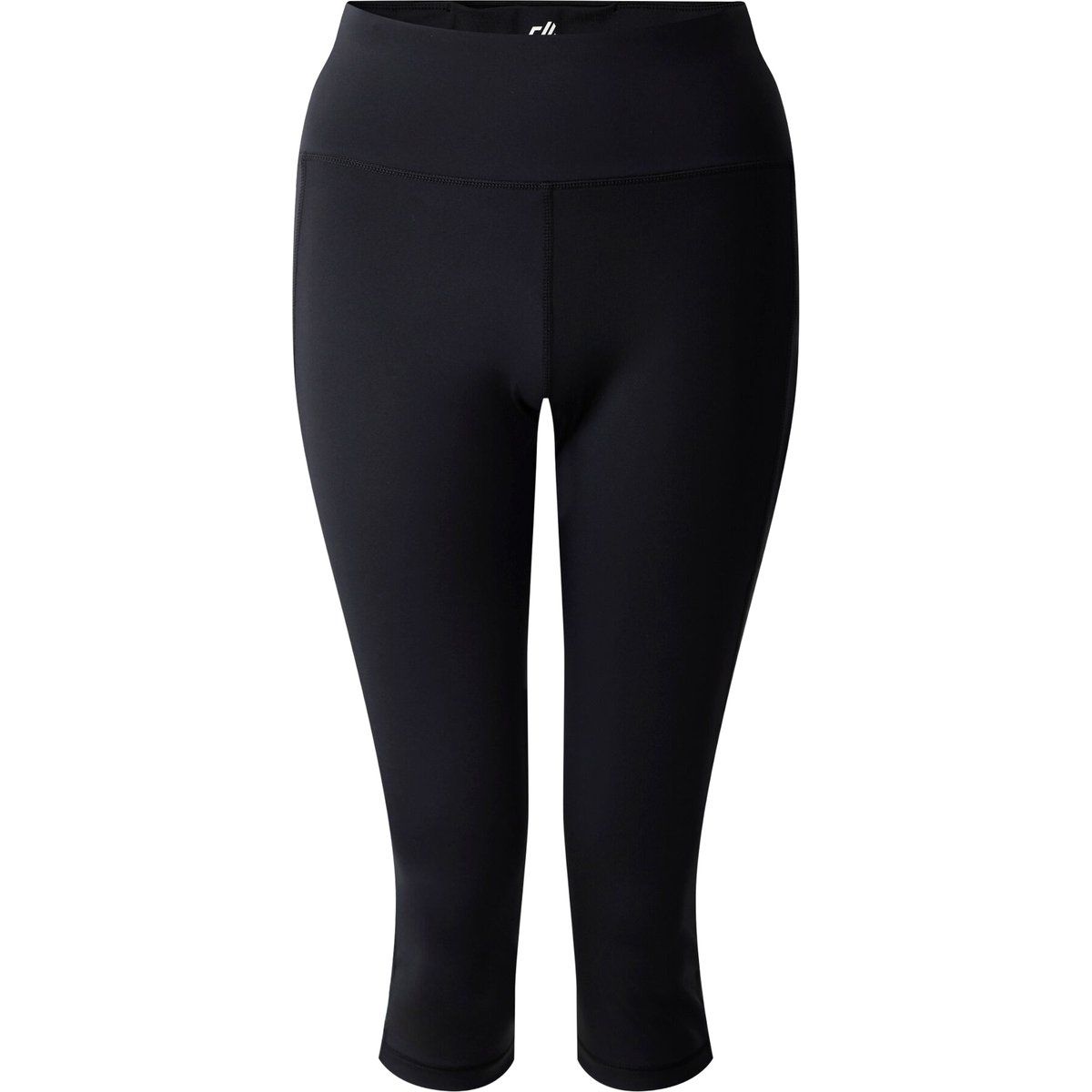 Schlichte schwarze 3/4-Leggings
