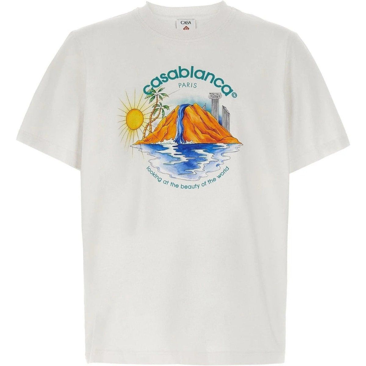 Casablanca T-Shirt mit Oasis-Print