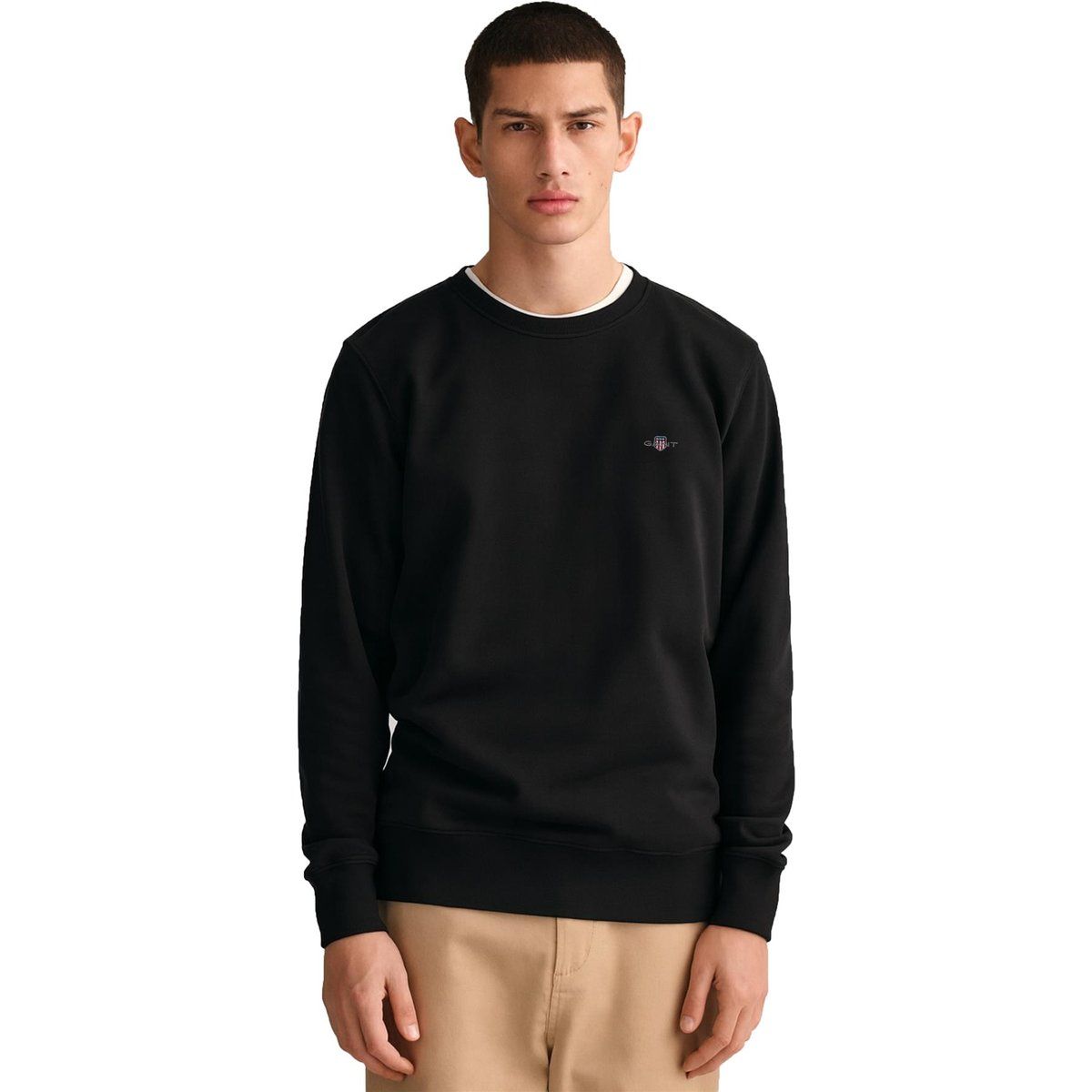 Herren Klassisches Schild-Logo Sweatshirt