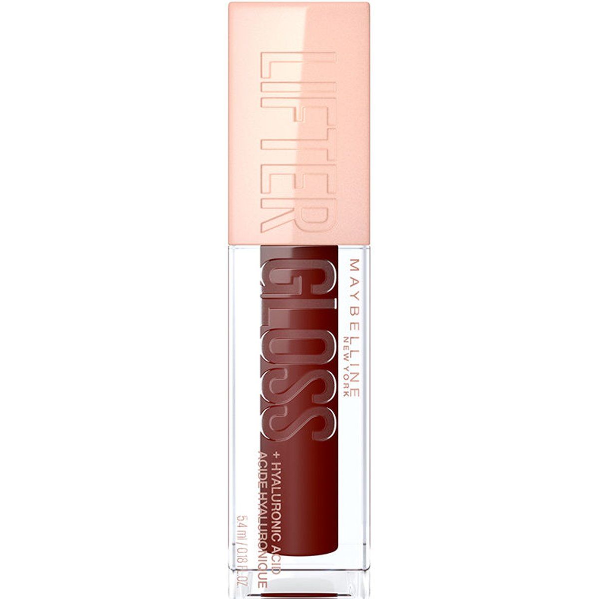 Reichhaltiger brauner Lipgloss mit Hyaluronsäure
