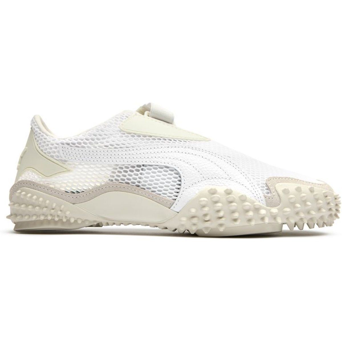 Avantgarde Mesh Sneaker mit Spikes-Sohle