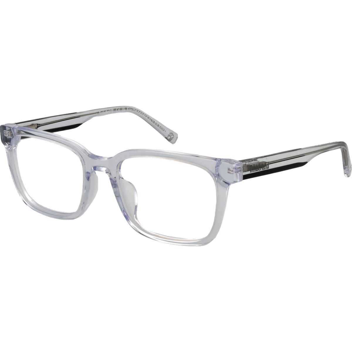 Quadratische transparente Acetat Vollrandbrille