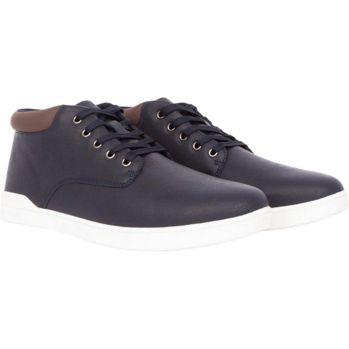 Herren Marineblaue Lässige Chukka Stiefel