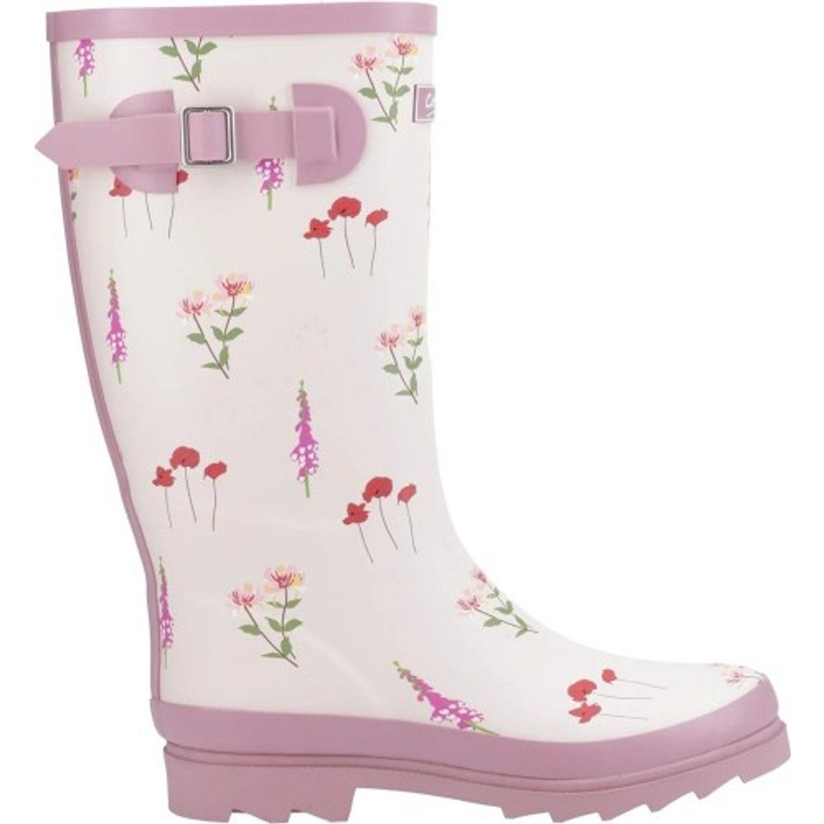 Cotswold Damen Wildblumen Gummistiefel (Pink)