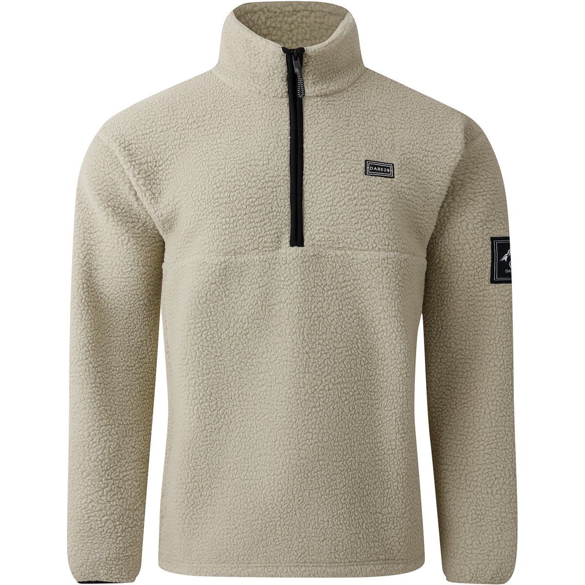 Herren Fleece-Pullover mit halbem Reißverschluss
