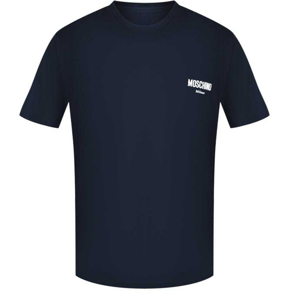 Moschino - "Milano" T-Shirt für Herren (Marine)
