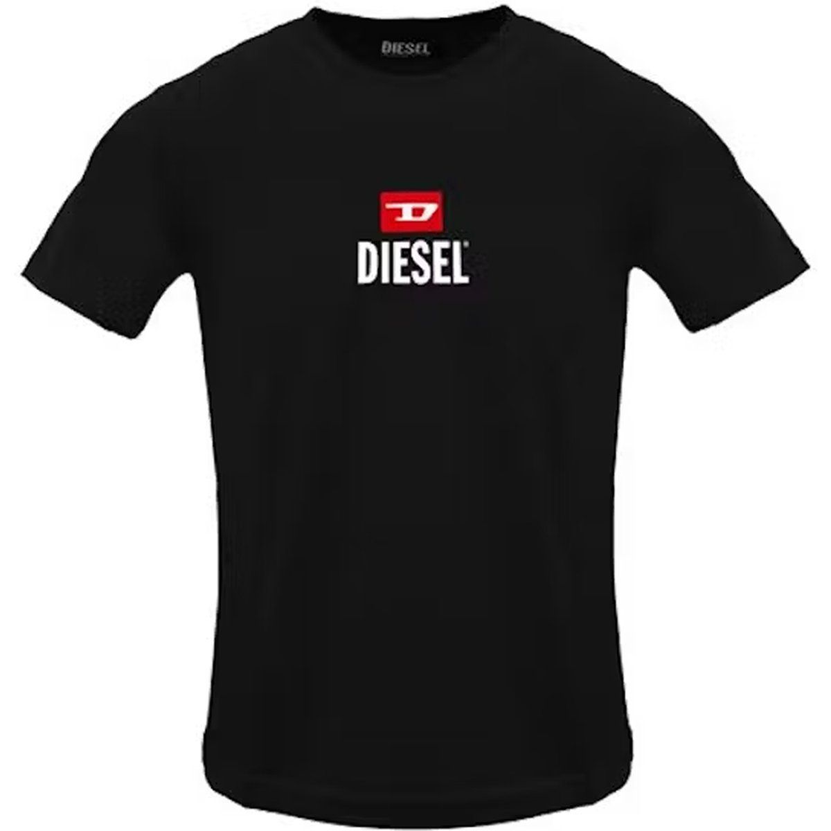 Klassisches Baumwoll-T-Shirt mit Logo-Print