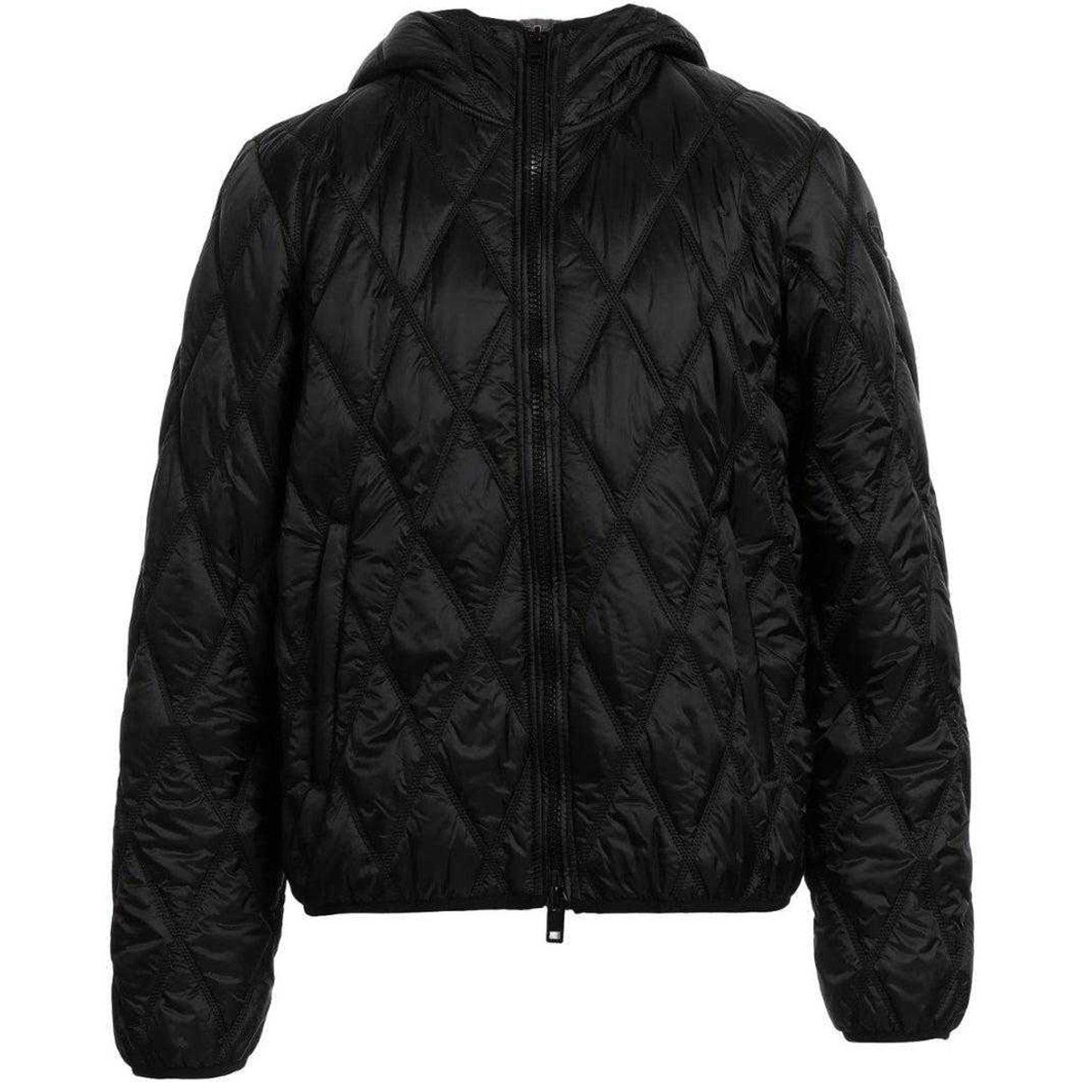 Diesel Herren Steppjacke mit Kapuze (Schwarz)