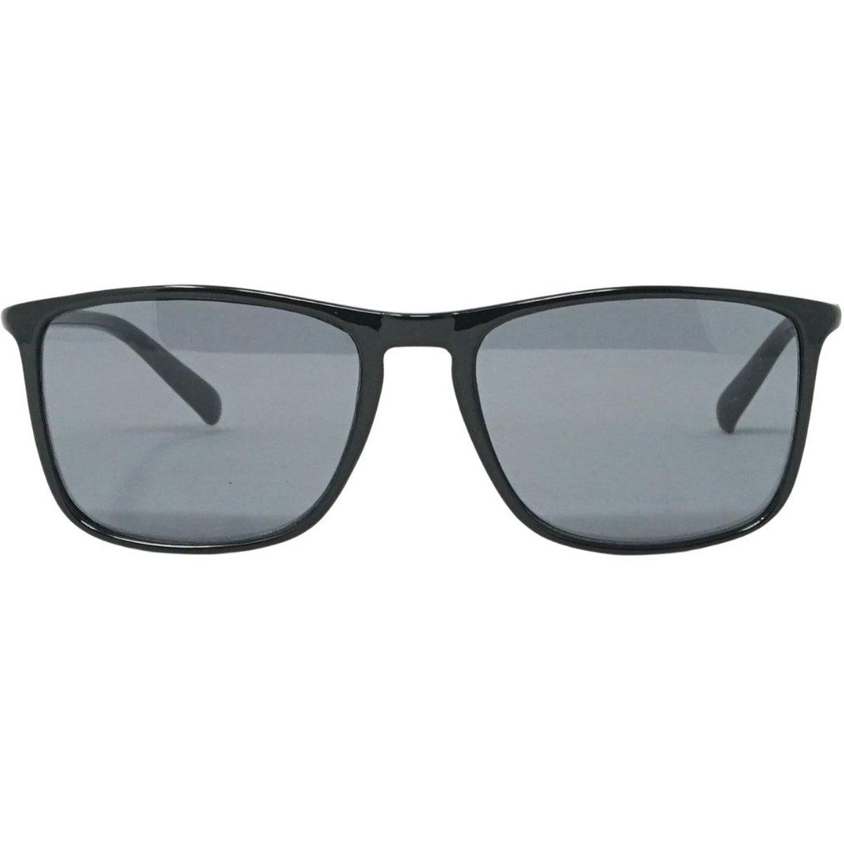 Calvin Klein - Rauch-Grau-Sonnenbrille für Herren, Kunststoff (Schwarz)