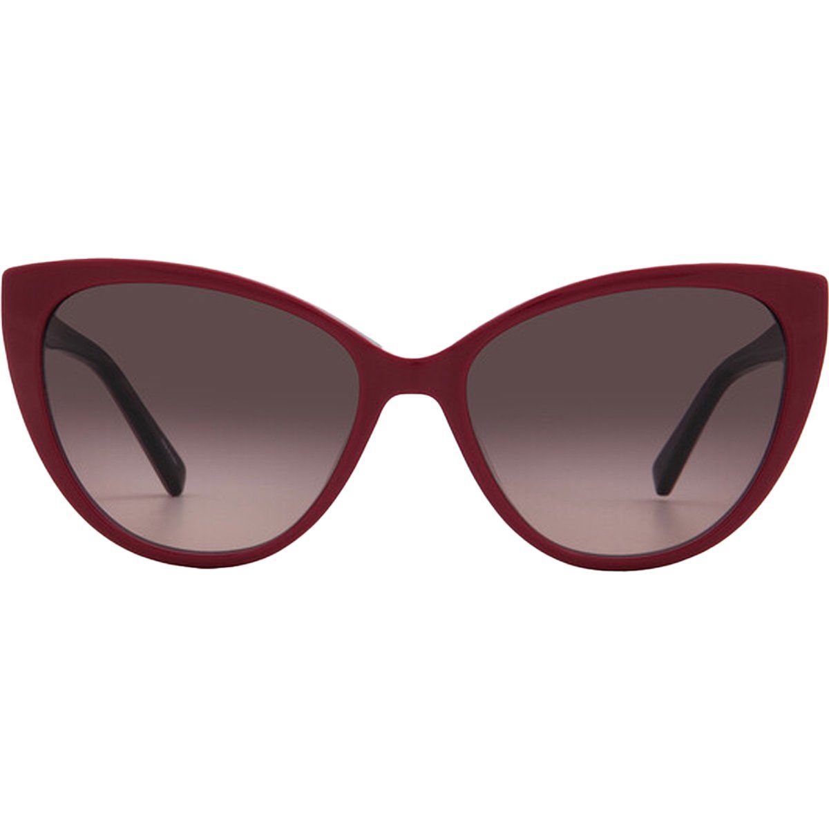 Moschino - Katzenauge-Sonnenbrille für Damen (Kirschrot)