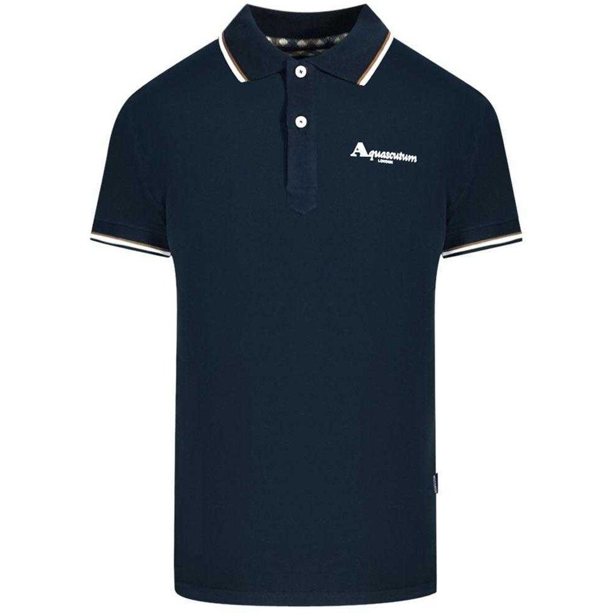 Gestreiftes Baumwoll-Poloshirt
