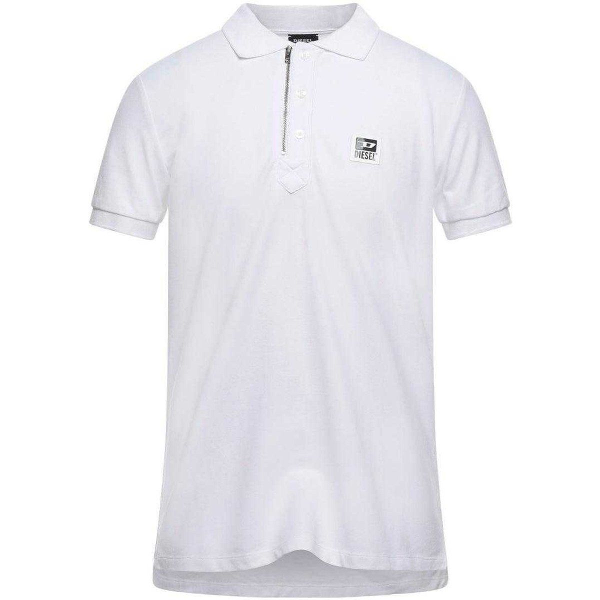 Modernes Baumwoll-Poloshirt mit Reißverschluss