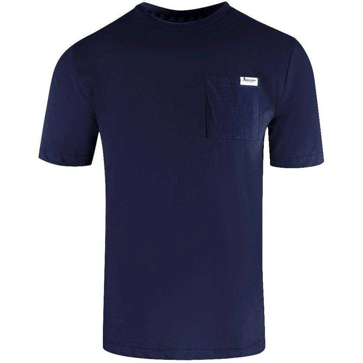 Herren T-Shirt mit Rundhalsausschnitt und Tasche
