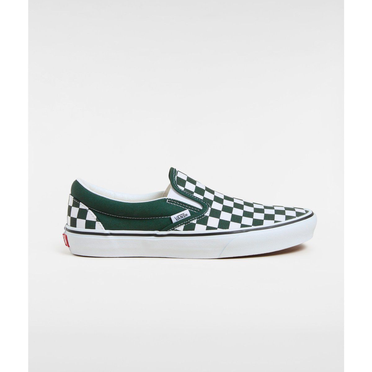 Schachbrett Slip-On Sneaker aus Canvas