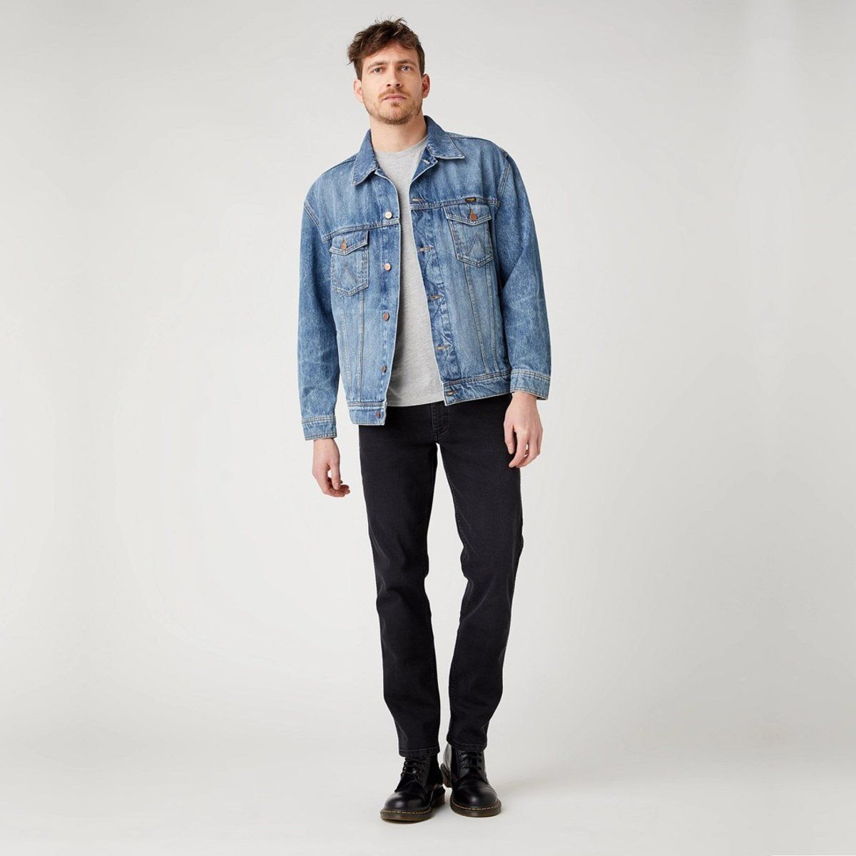 Jeansjacke mit regulärer Passform