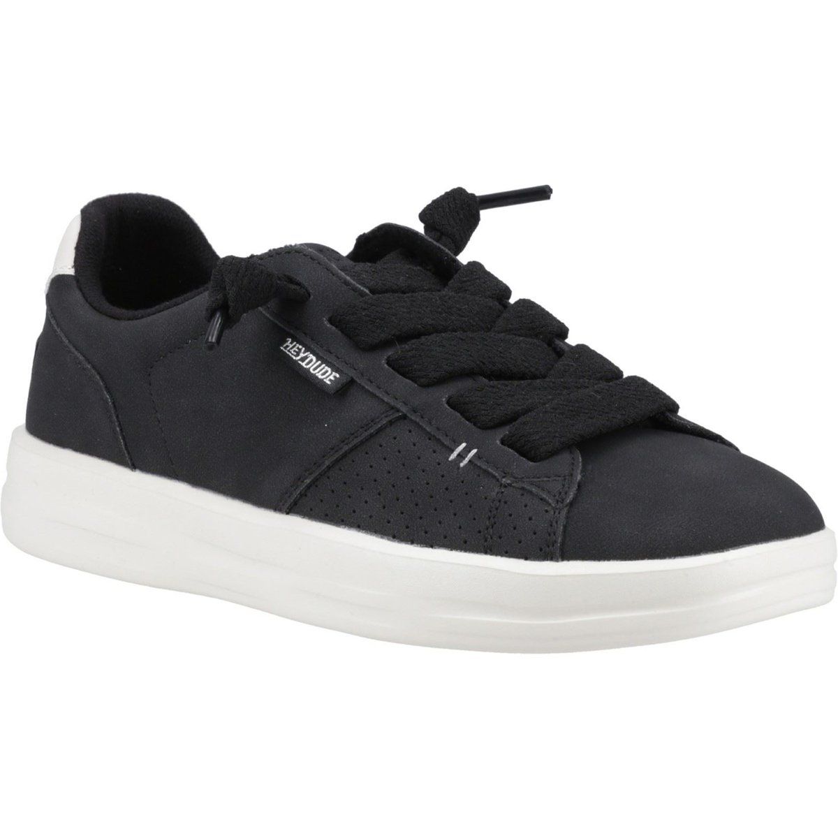HEYDUDE Karina Duo Classic Polyurethan Damen Schwarz Sneakers